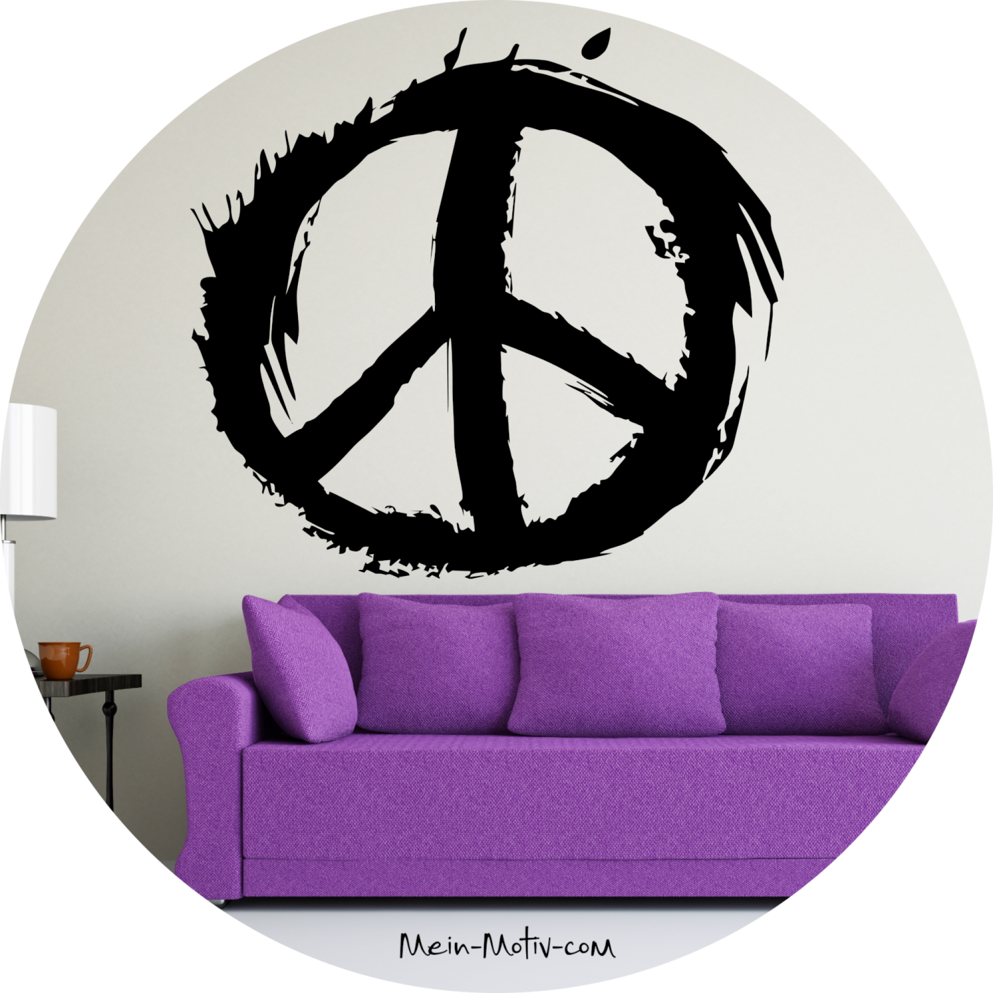 Wandtattoo 31005 Peace Love